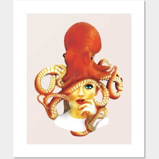 Lady Octopus Posters and Art